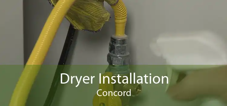 Dryer Installation Concord